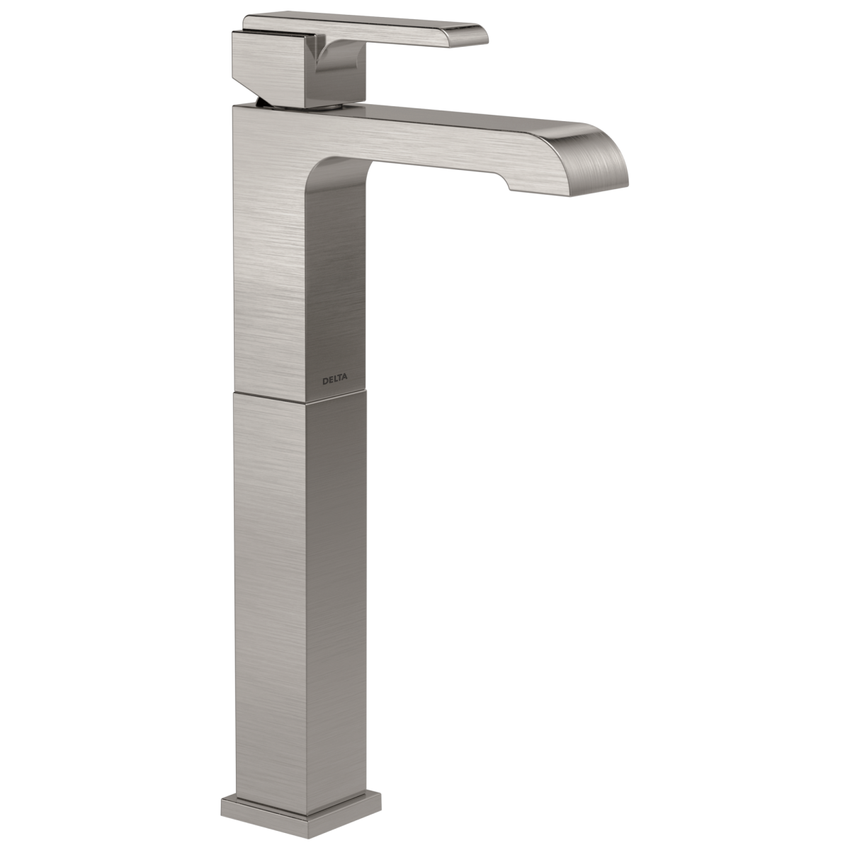 DELTA Ara Single Handle Vessel Bathroom Faucet — Stainless