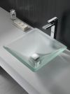 DELTA Ara Single Handle Vessel Channel Bathroom Faucet — Chrome