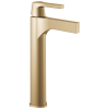 DELTA Zura Single Handle Vessel Bathroom Faucet — Champagne Bronze