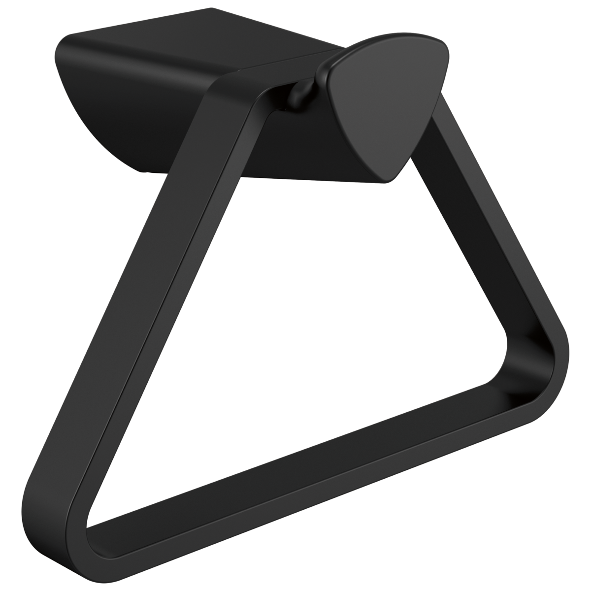 DELTA Zura Triangular Towel Holder — Matte Black