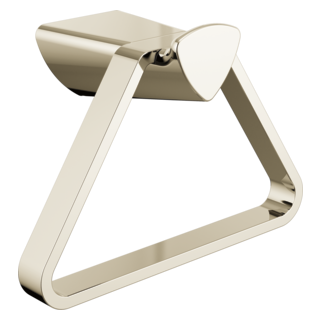 DELTA Zura Towel Ring — Polished Nickel