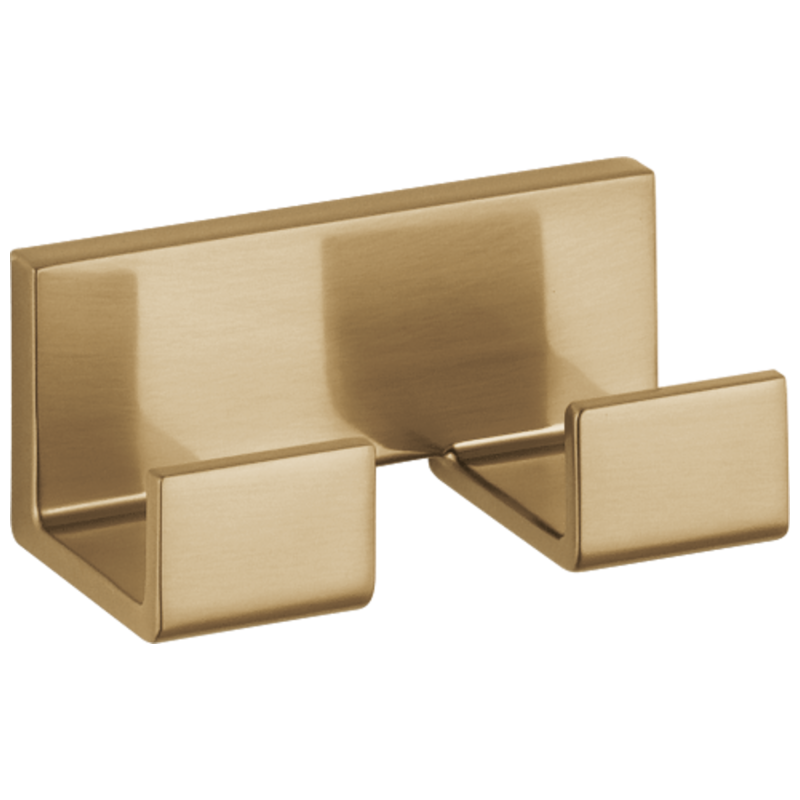 DELTA Vero Double Robe Hook — Champagne Bronze