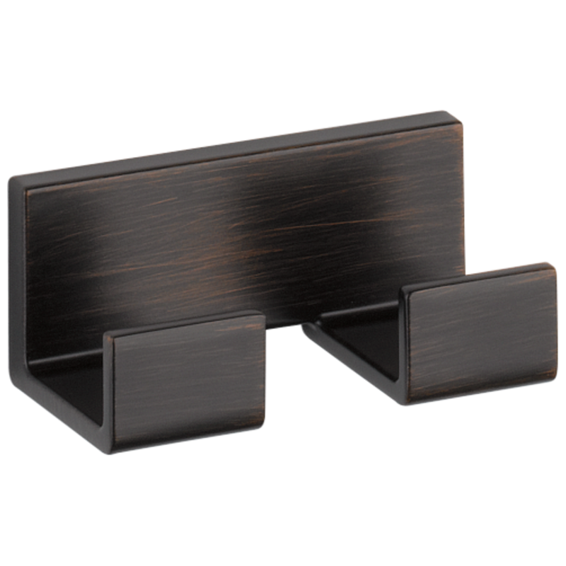 DELTA Vero Double Robe Hook — Venetian Bronze