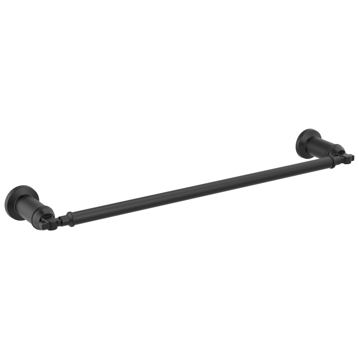 DELTA Broderick 18" Towel Bar — Matte Black