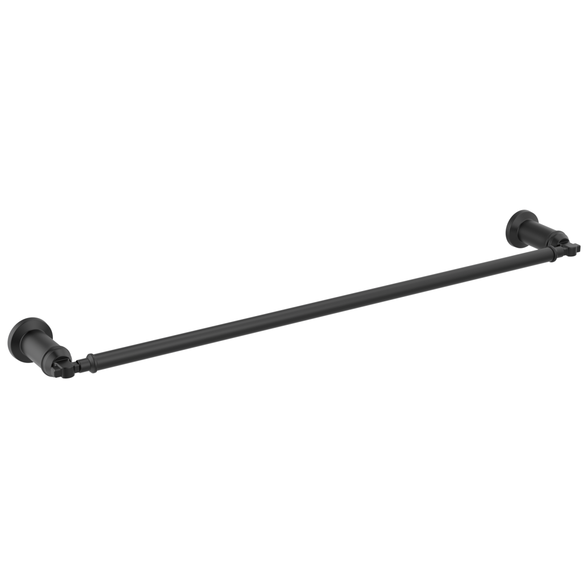 DELTA Broderick 24" Towel Bar — Matte Black