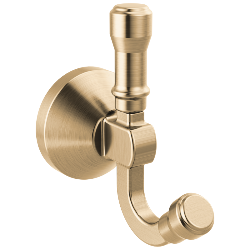 DELTA Broderick Double Robe Hook — Champagne Bronze