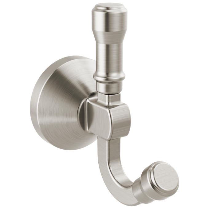DELTA Broderick Double Robe Hook — Stainless