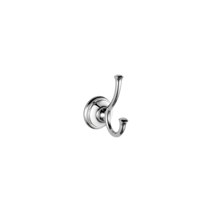 DELTA Cassidy Double Robe Hook — Chrome