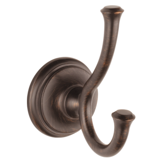 DELTA Cassidy Double Robe Hook — Venetian Bronze