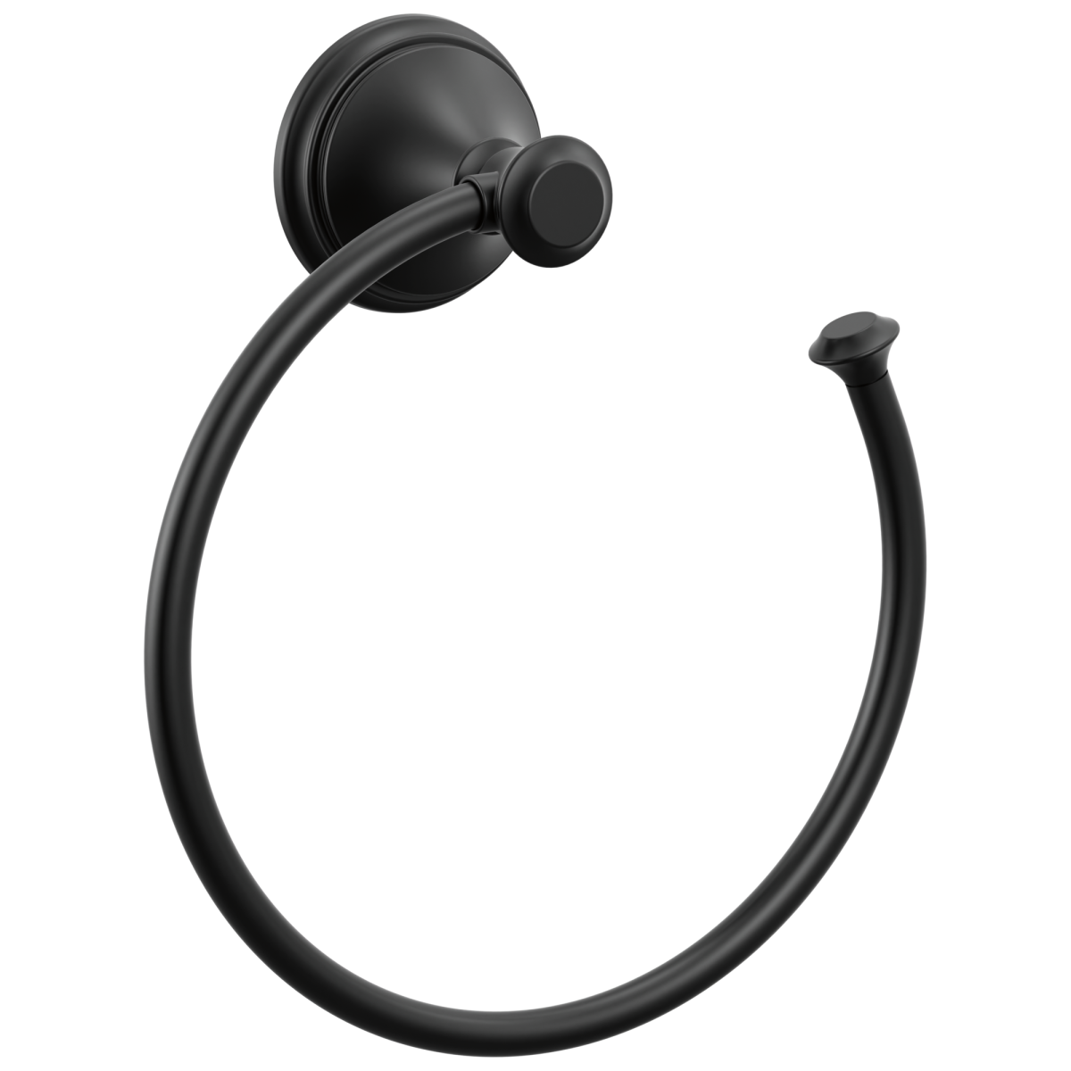 DELTA Cassidy Towel Ring — Matte Black