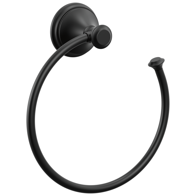 DELTA Cassidy Towel Ring — Matte Black