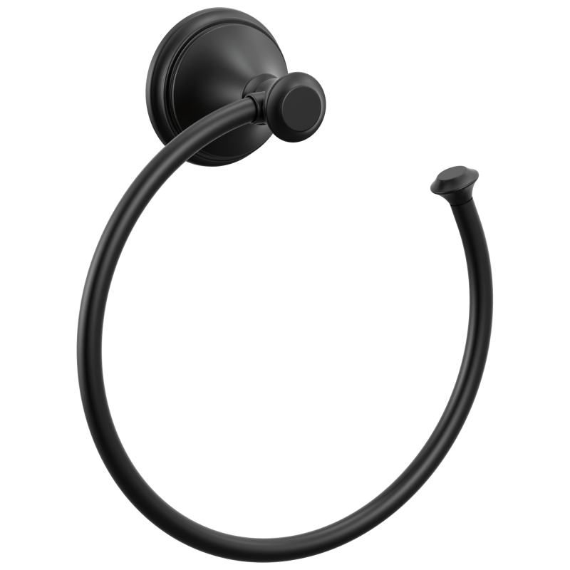 DELTA Cassidy Towel Ring — Matte Black
