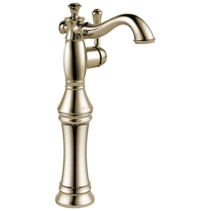 DELTA Cassidy Single Handle Vessel Bathroom Faucet — Polished Nickel