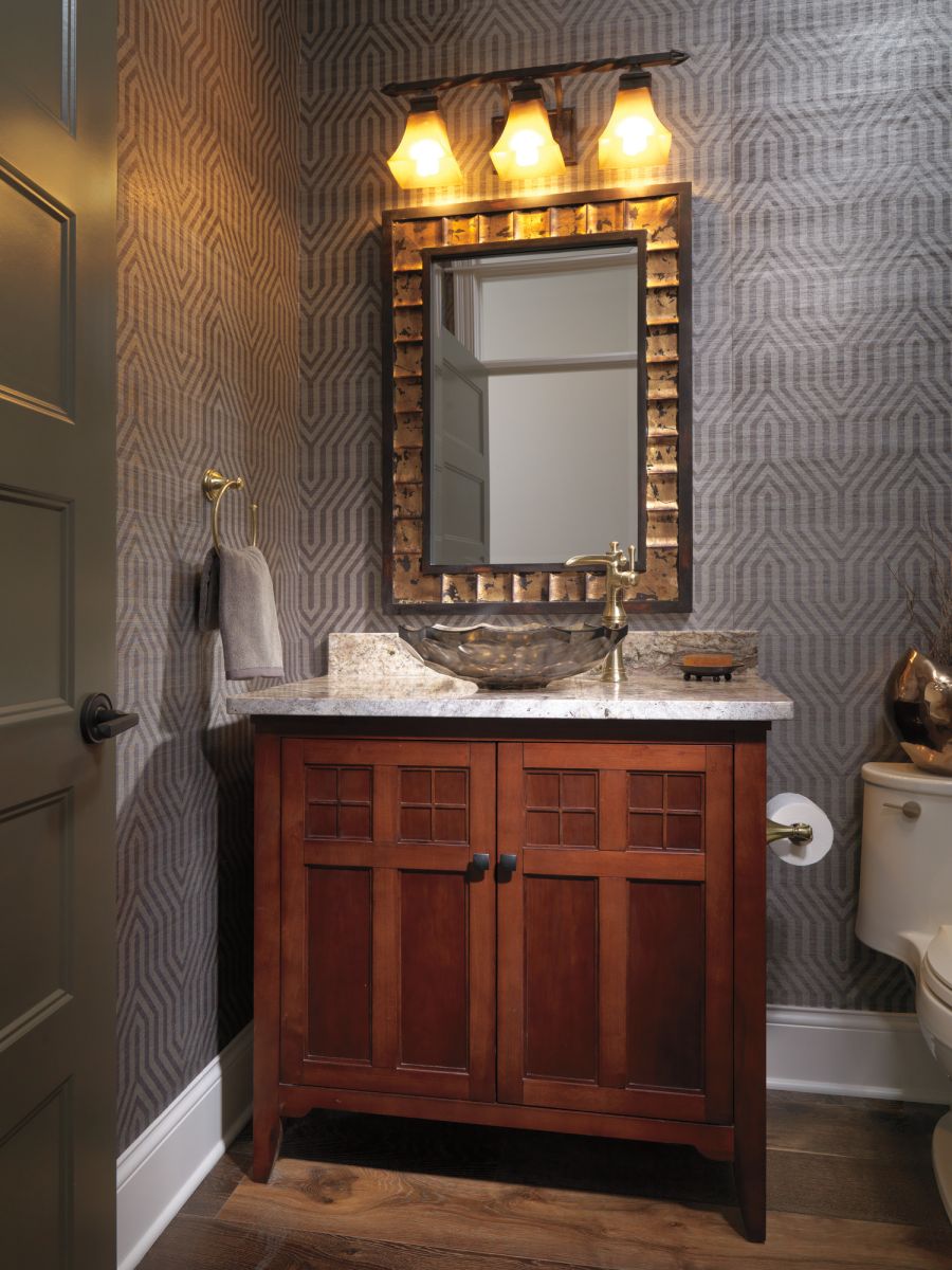 DELTA Cassidy Tissue Holder — Champagne Bronze