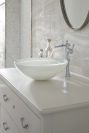 DELTA Cassidy Single Handle Channel Vessel Bathroom Faucet — Chrome
