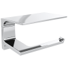 DELTA Pivotal Tissue Holder with Shelf — Chrome