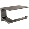 DELTA Pivotal Tissue Holder with Shelf — Black Stainless