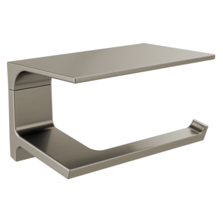 DELTA Pivotal Tissue Holder with Shelf — Stainless