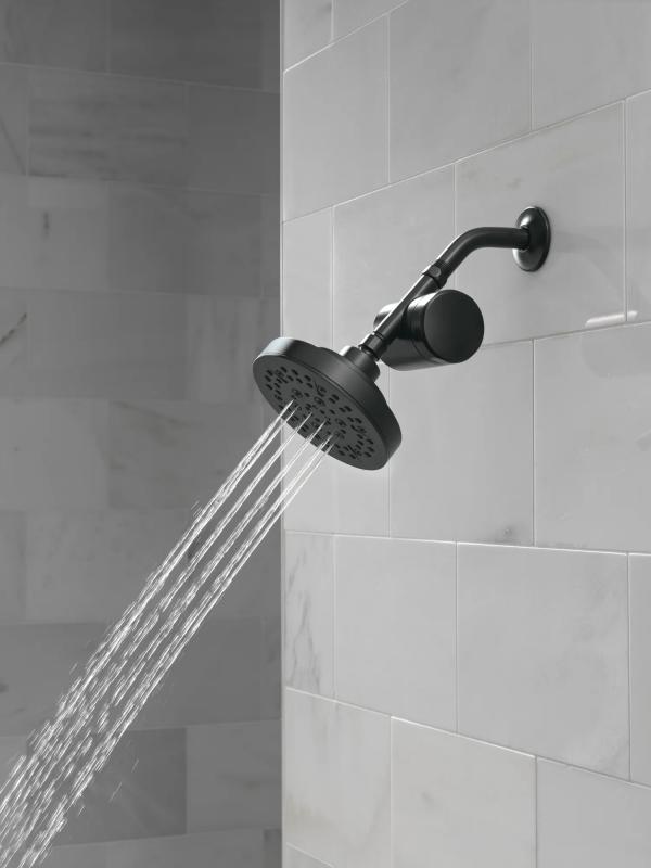 DELTA Universal Showering Components 5-Setting Showerhead — Matte Black