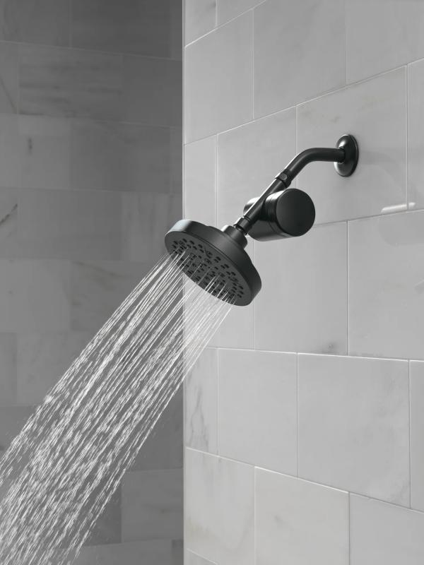 DELTA Universal Showering Components 5-Setting Showerhead — Matte Black