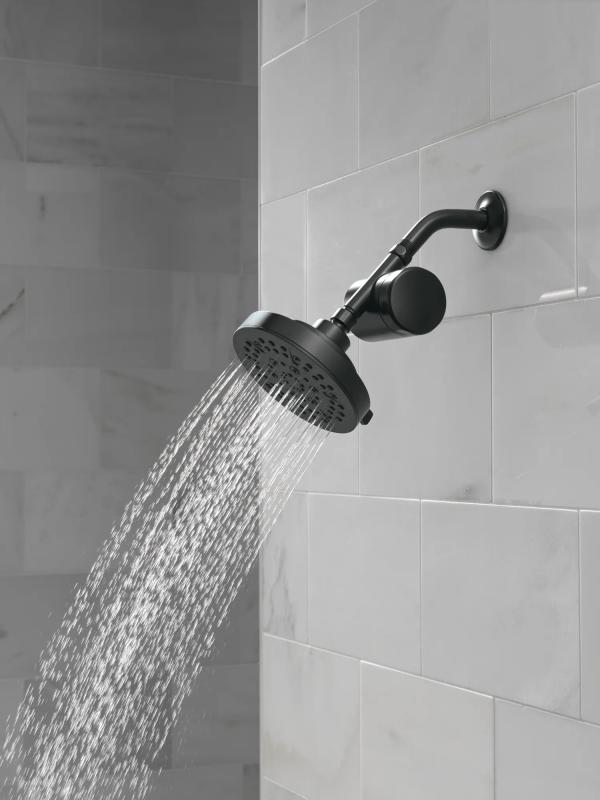 DELTA Universal Showering Components 5-Setting Showerhead — Matte Black
