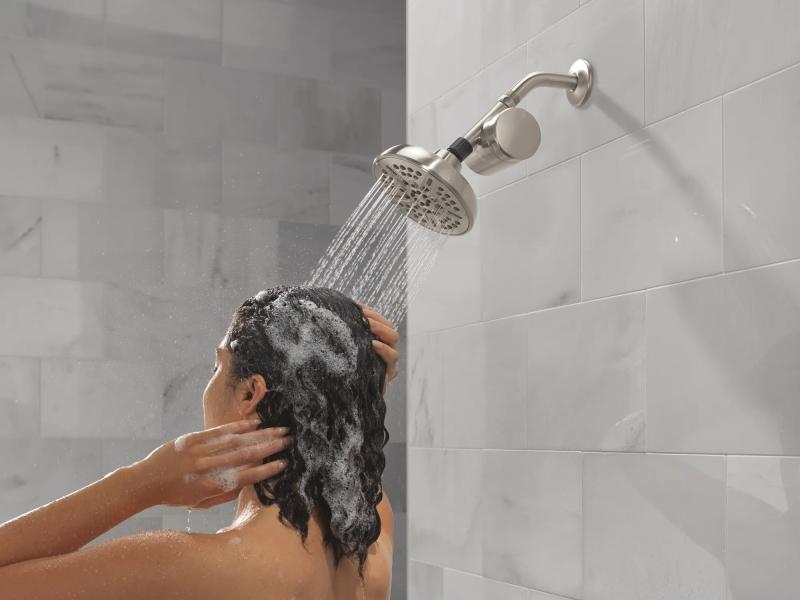 DELTA Clarifi Standard Shower Filter Attachment — Spotshield Brushed Nickel