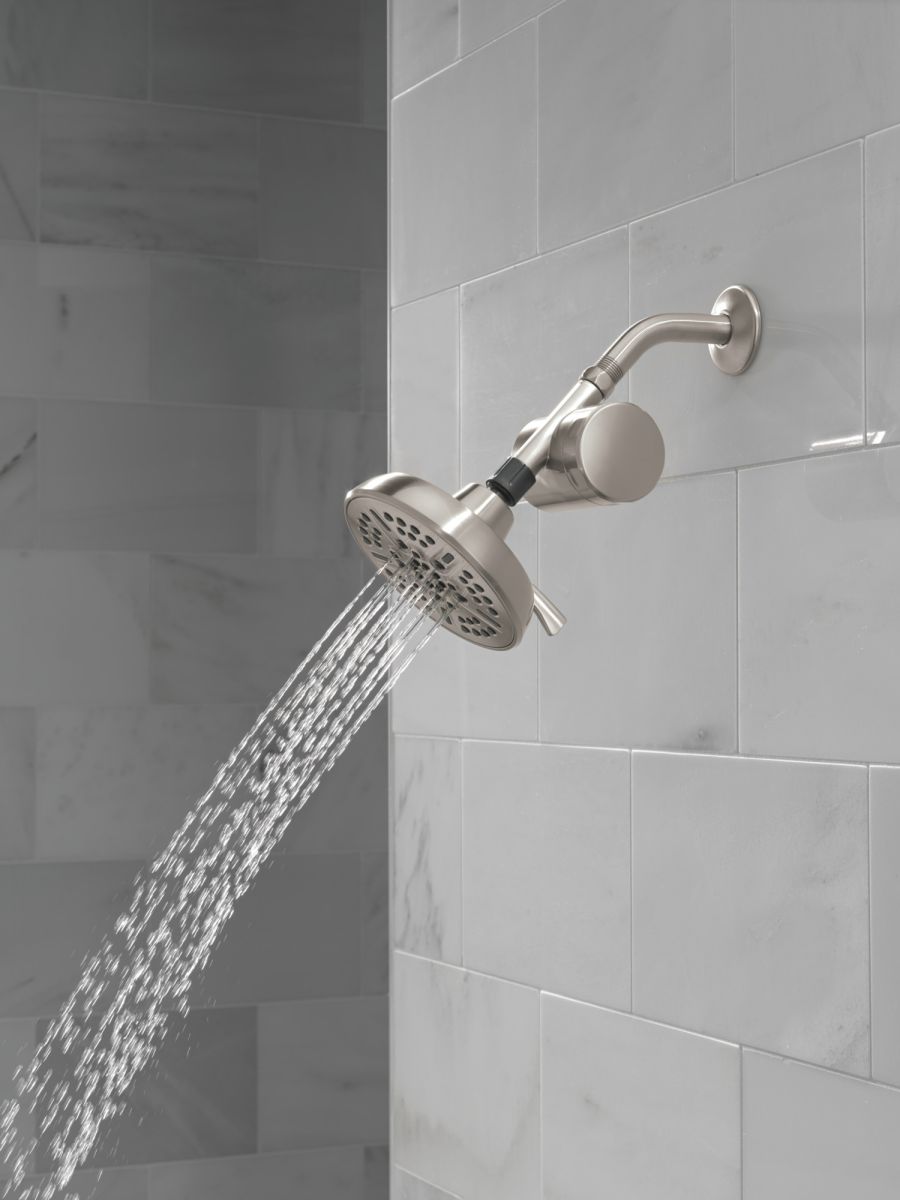 DELTA Clarifi Standard Shower Filter Attachment — Spotshield Brushed Nickel