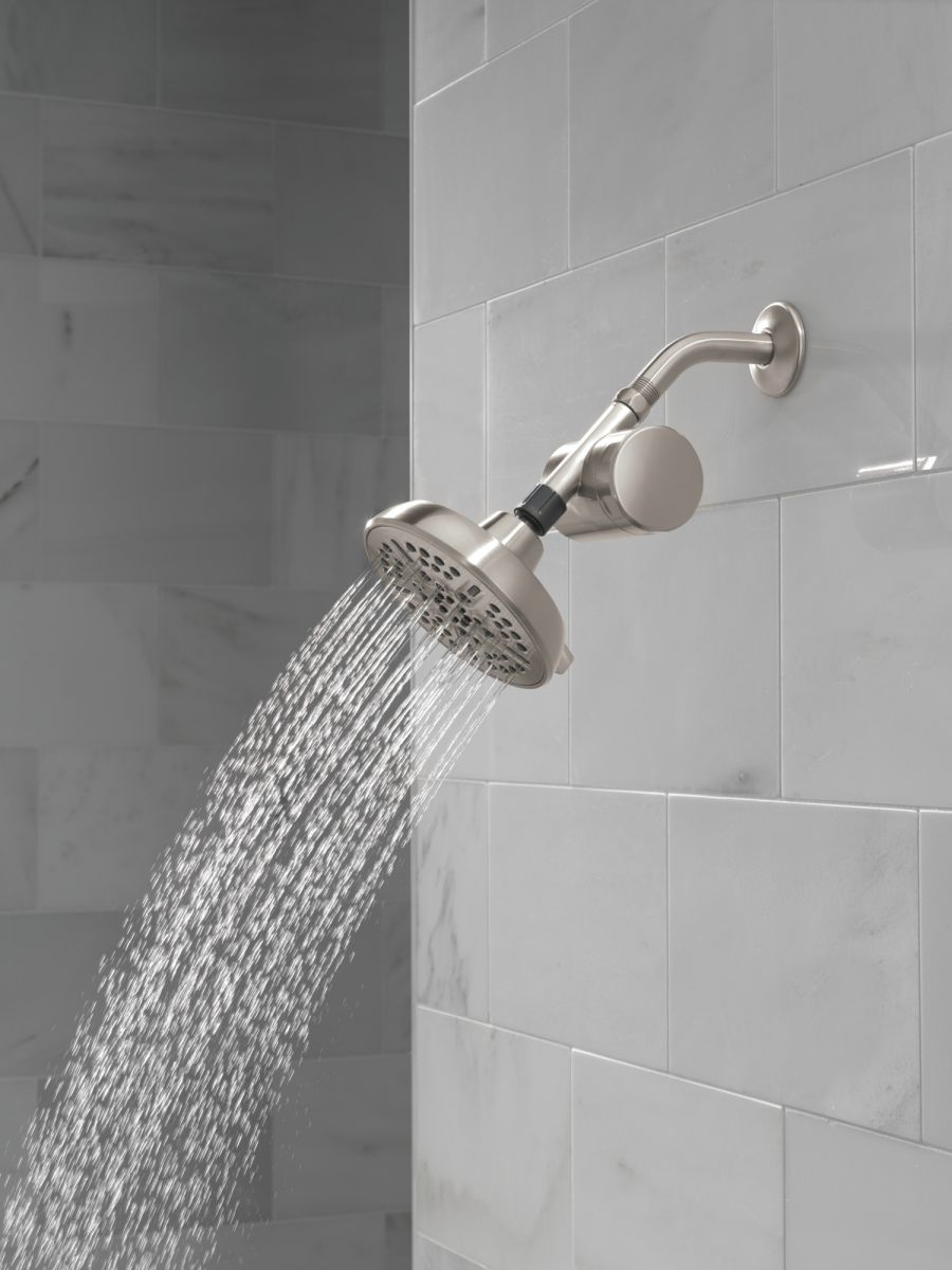 DELTA Clarifi Standard Shower Filter Attachment — Spotshield Brushed Nickel