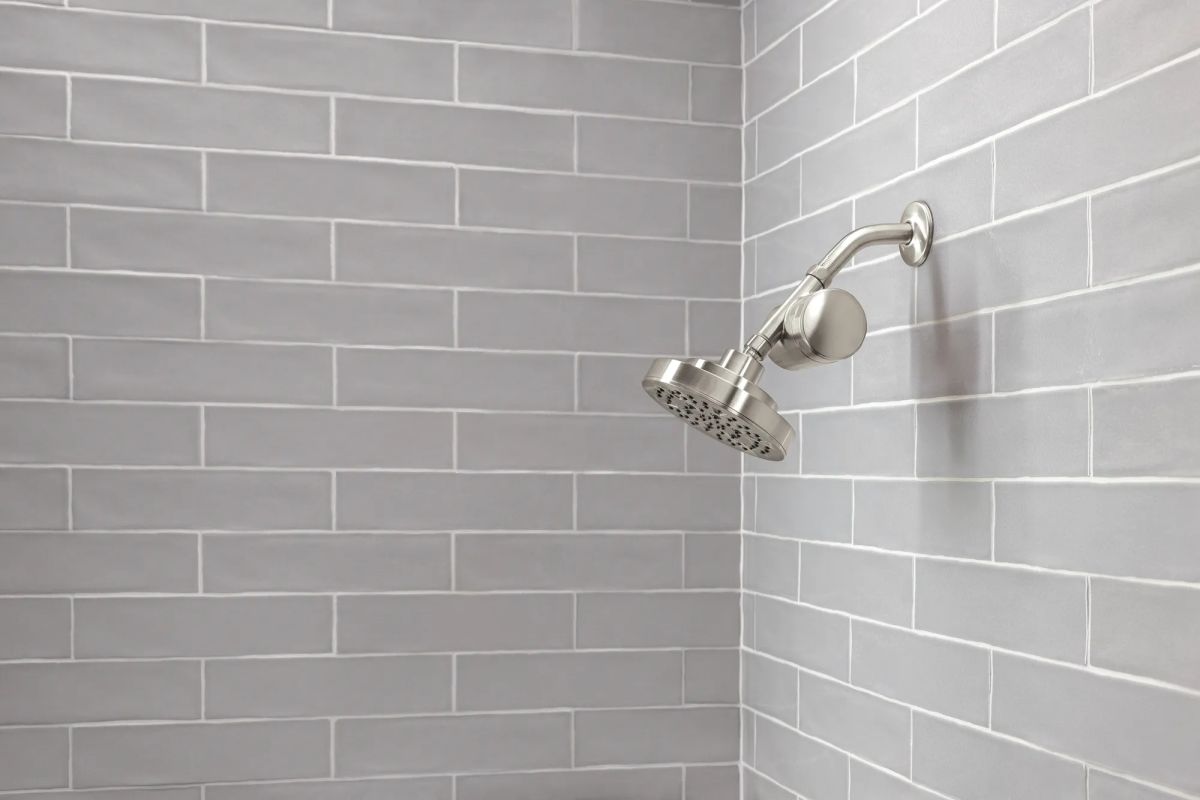 DELTA Universal Showering Components 5-Setting Showerhead — Stainless