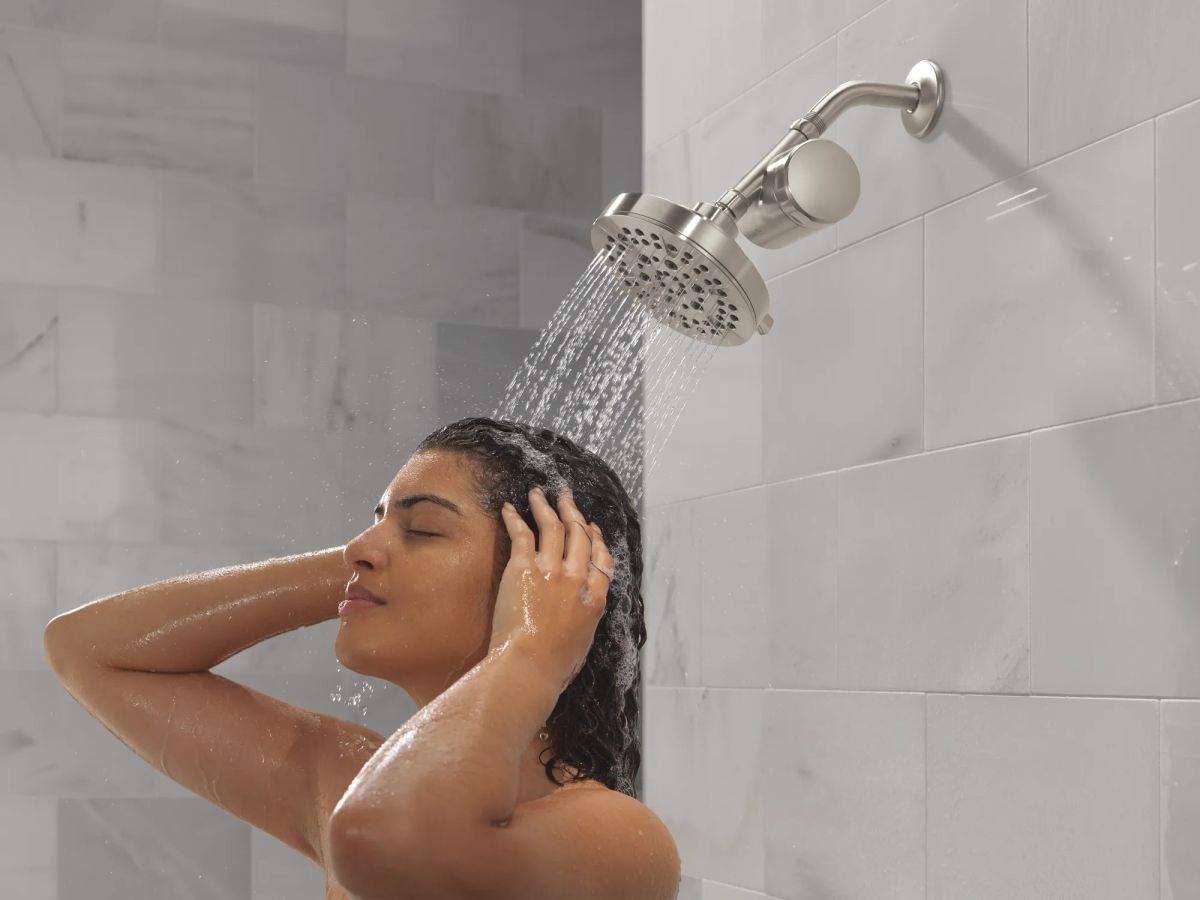 DELTA Clarifi Standard Shower Filter Attachment — Stainless