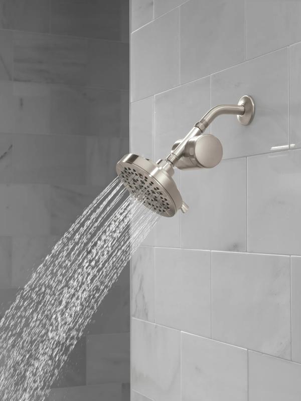 DELTA Universal Showering Components 5-Setting Showerhead — Stainless
