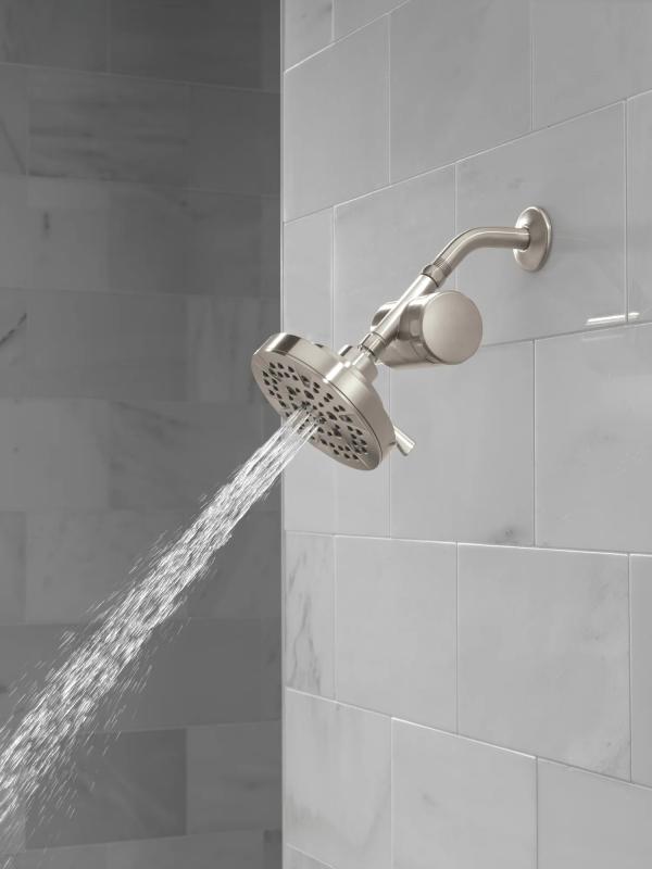 DELTA Universal Showering Components 5-Setting Showerhead — Stainless