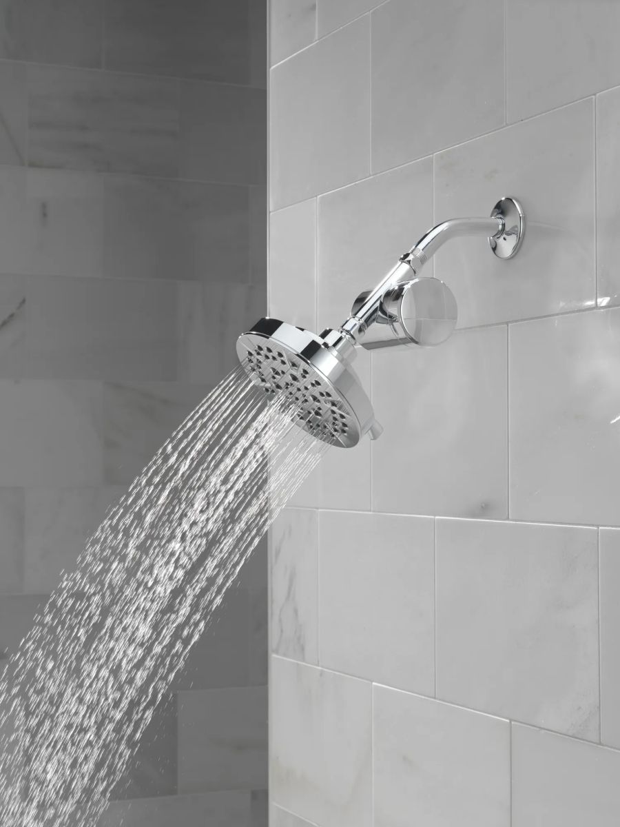 DELTA Universal Showering Components 5-Setting Showerhead — Chrome