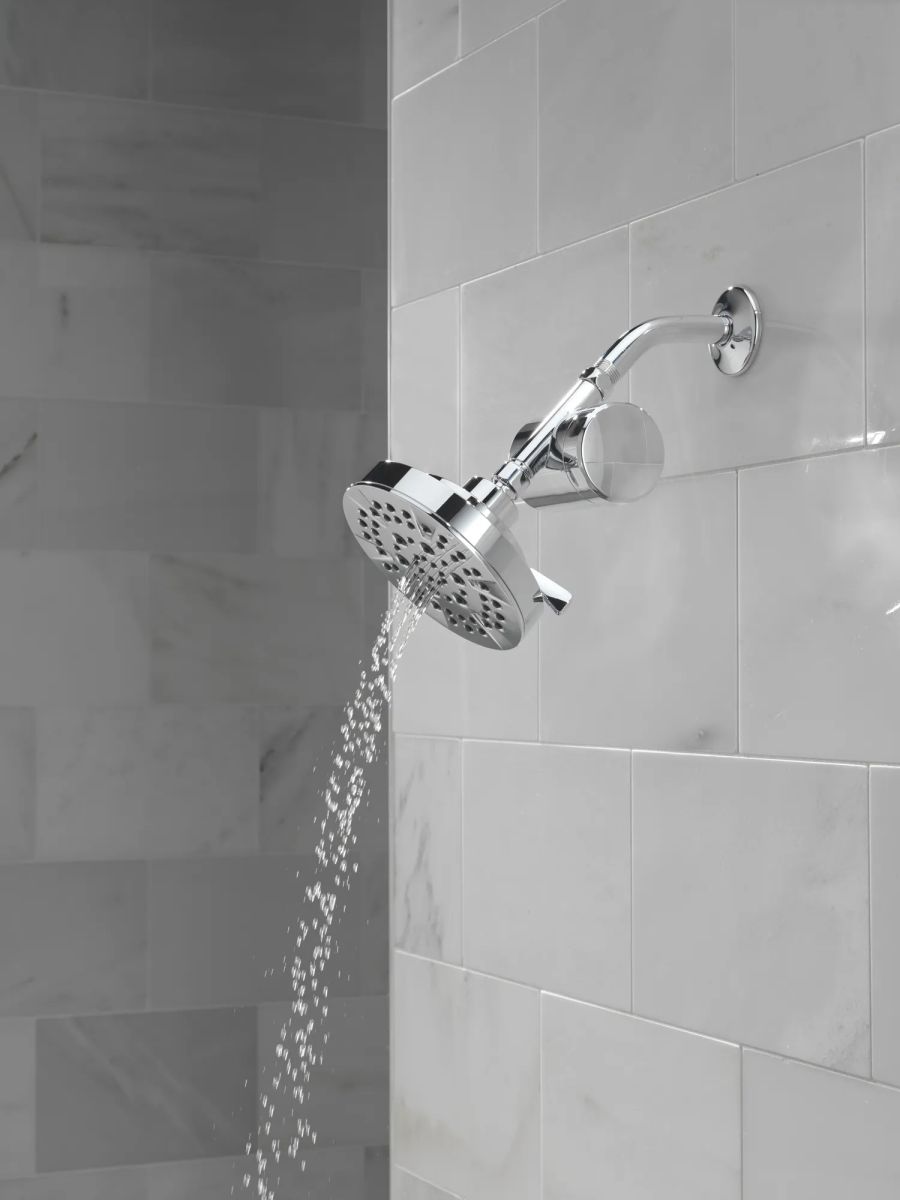 DELTA Universal Showering Components 5-Setting Showerhead — Chrome