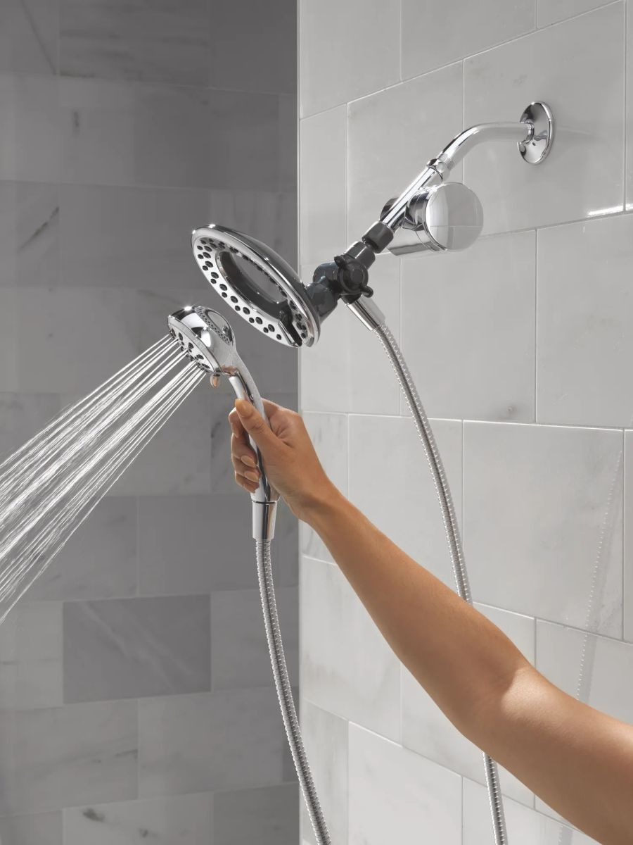DELTA Clarifi Shower Filter Attachment with 4-Setting In2ition — Chrome