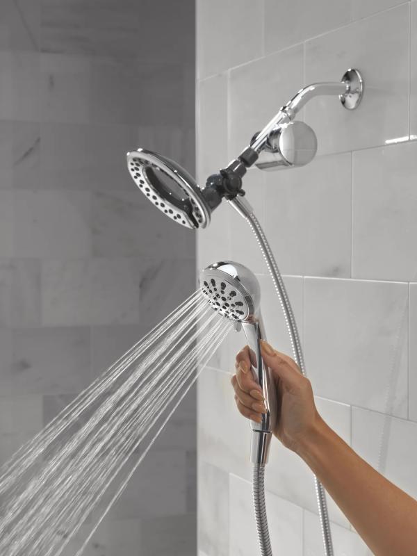 DELTA Clarifi Shower Filter Attachment with 4-Setting In2ition — Chrome