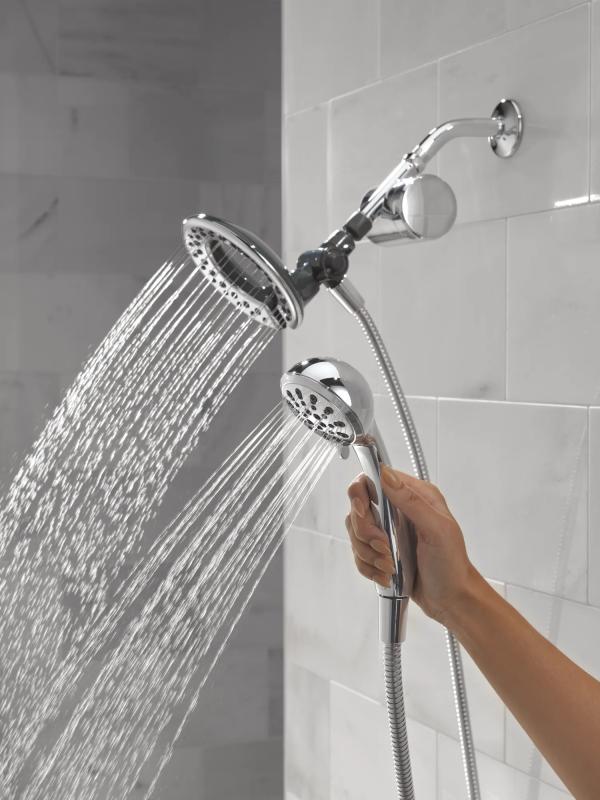 DELTA Clarifi Shower Filter Attachment with 4-Setting In2ition — Chrome