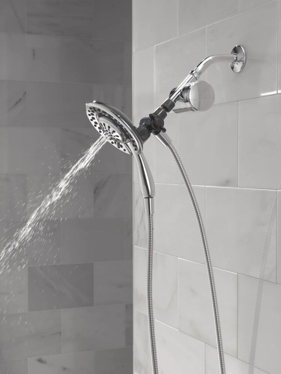 DELTA Clarifi Shower Filter Attachment with 4-Setting In2ition — Chrome