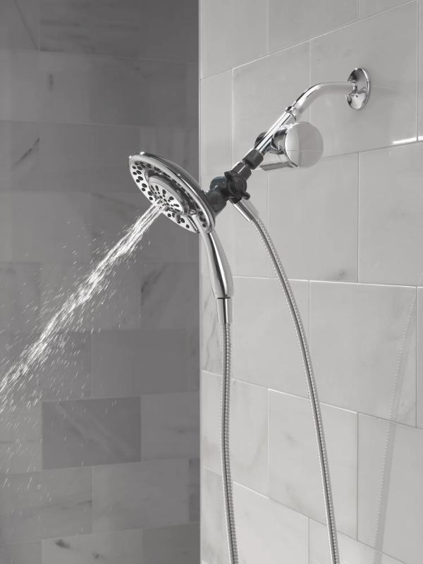 DELTA Clarifi Shower Filter Attachment with 4-Setting In2ition — Chrome