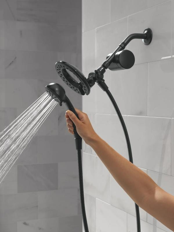 DELTA Clarifi Shower Filter Attachment with 4-Setting In2ition — Matte Black