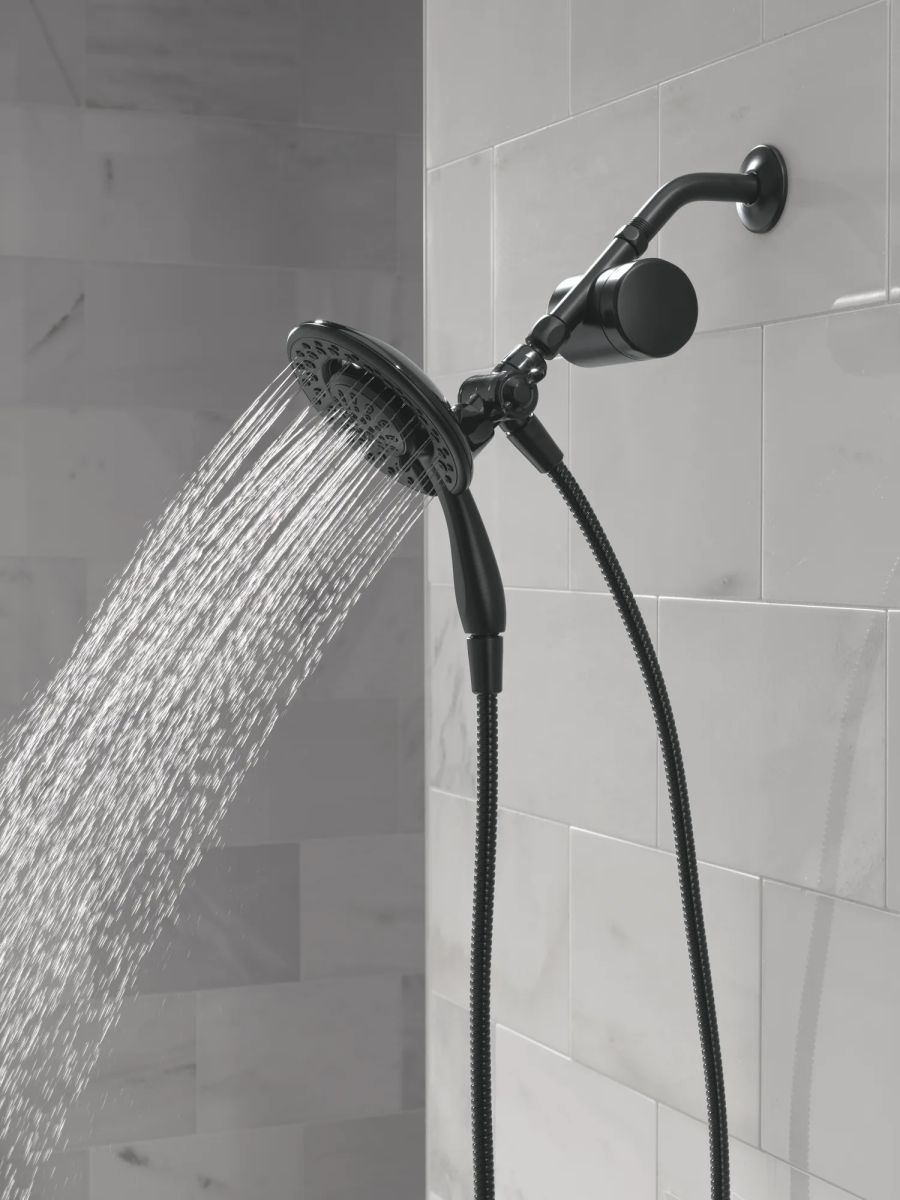 DELTA Clarifi Shower Filter Attachment with 4-Setting In2ition — Matte Black