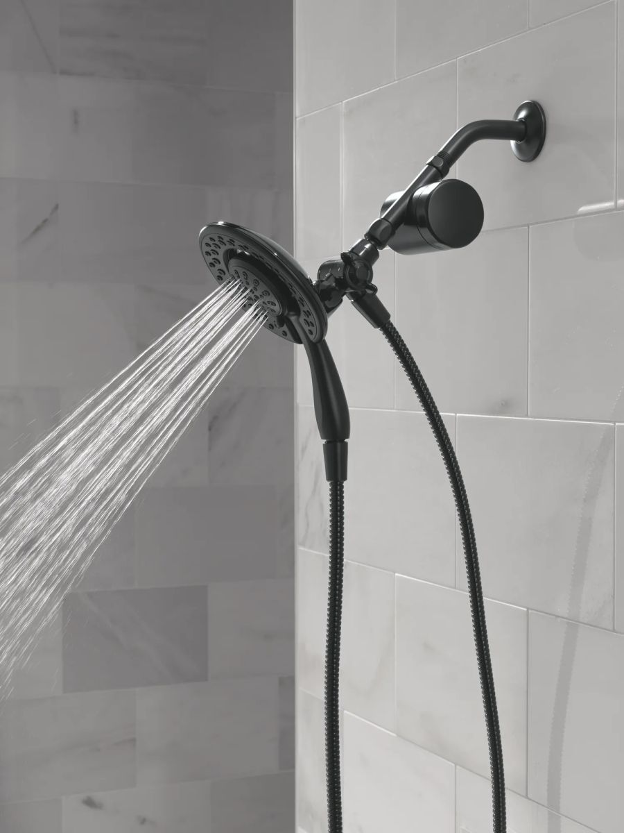 DELTA Clarifi Shower Filter Attachment with 4-Setting In2ition — Matte Black