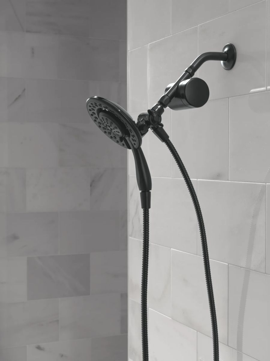 DELTA Clarifi Shower Filter Attachment with 4-Setting In2ition — Matte Black