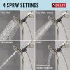 DELTA Clarifi Shower Filter Attachment with 4-Setting In2ition — Spotshield Brushed Nickel