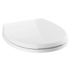 DELTA Wycliffe Round Front Standard Close Toilet Seat — White