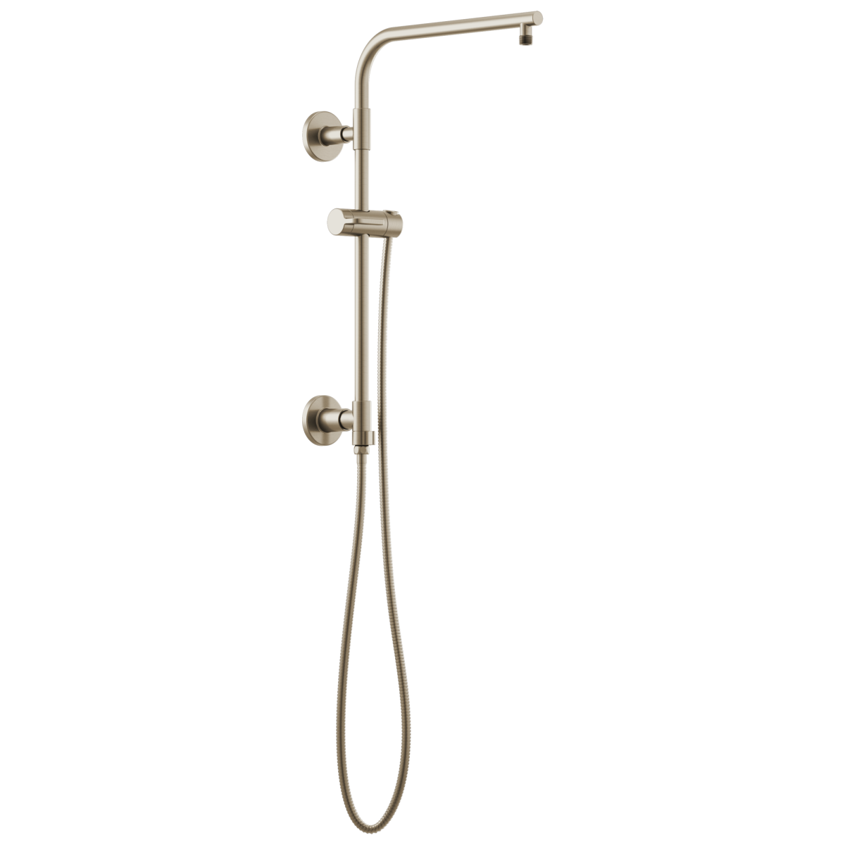 BRIZO Essential Shower 18" Linear Round Shower Column — Brushed Nickel