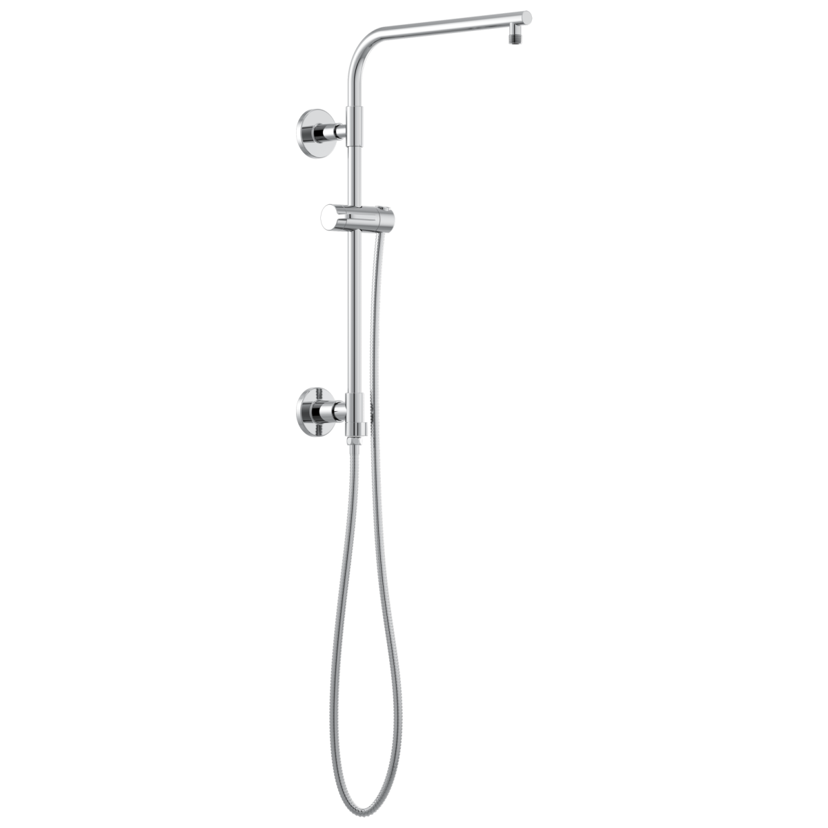BRIZO Essential Shower 18" Linear Round Shower Column — Chrome