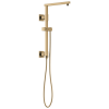 BRIZO Essential Shower 18" Linear Square Shower Column — Luxe Gold