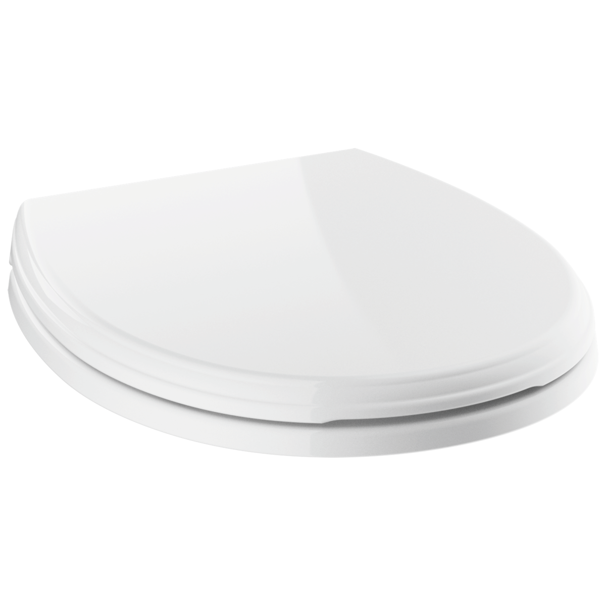 DELTA Wycliffe Round Front Slow-Close Toilet Seat — White