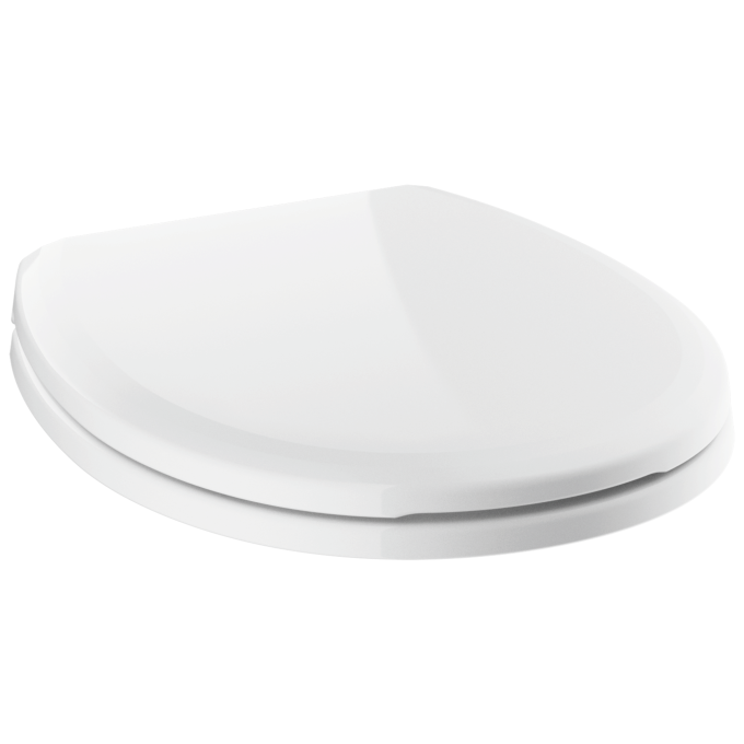 DELTA Sanborne Round Front Slow-Close Toilet Seat — White